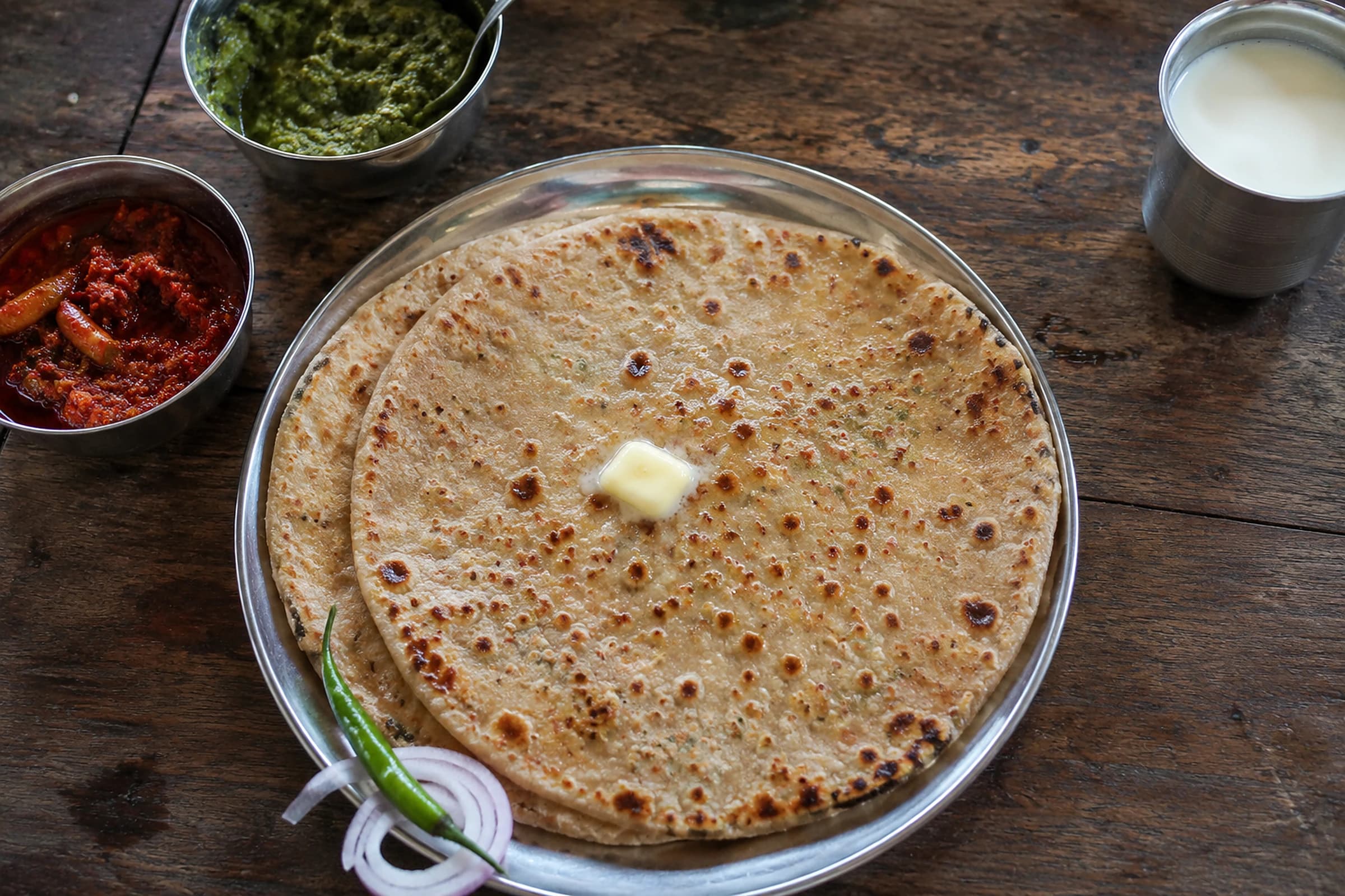 Sattu paratha
