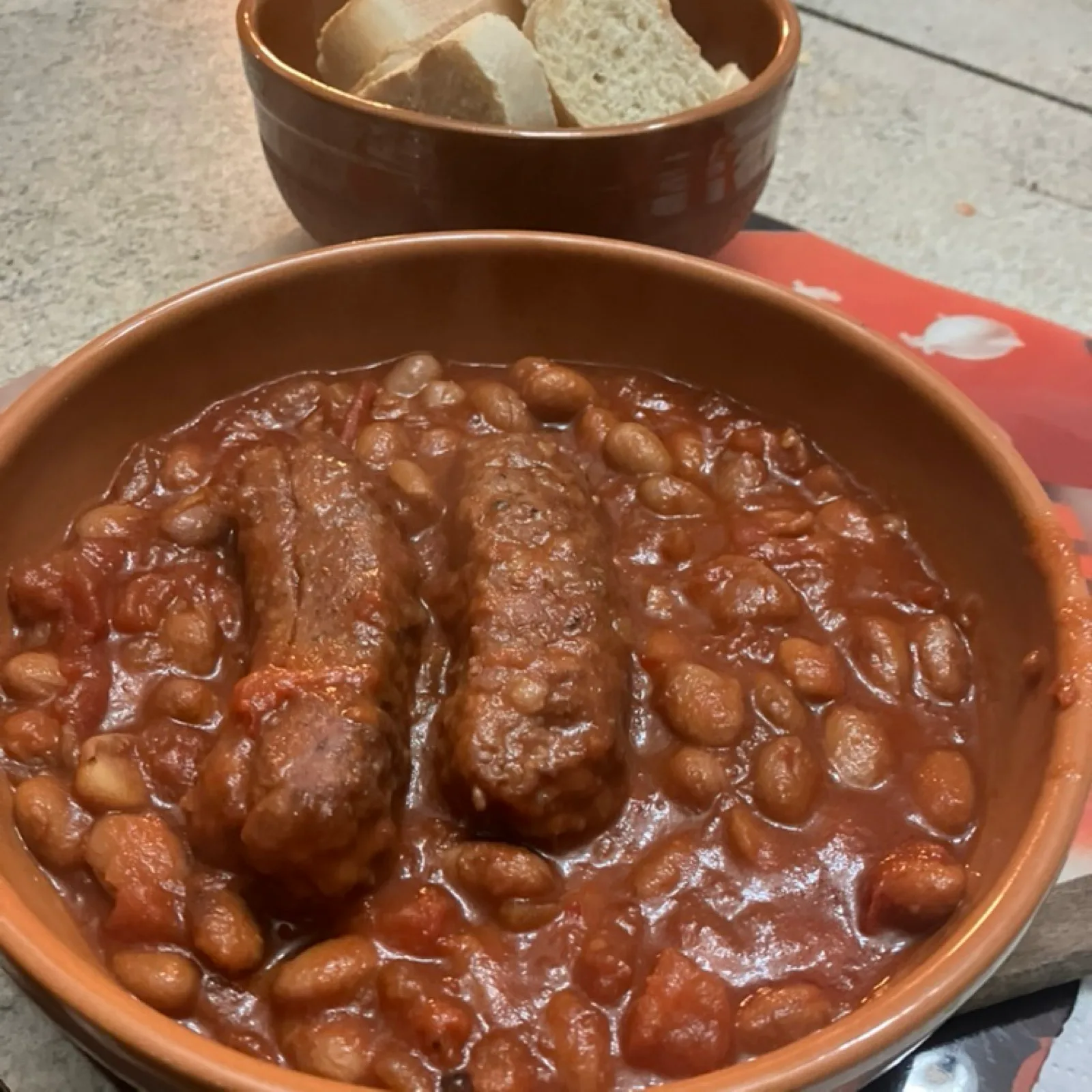 Sausages and Beans